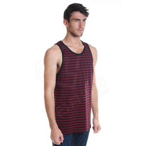 เสื้อกล้ามออกกำลังกายลำลองสำหรับผู้ชายแบบสั่งทำพิเศษสำหรับฤดูร้อน ระบายอากาศได้ดี ดีไซน์ OEM คอกลม มีไซส์พลัส ผลิตจากวัสดุรักษ์โลก - Product Image 2