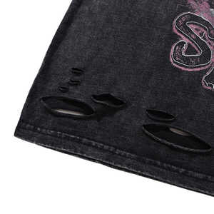 T-shirts pour hommesOEM T-shirts Boxy imprimés lourds de haute qualité pour hommes T-shirts Boxy en coton T-shirts respirants - Product Image 6