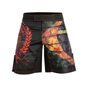Nouveaux shorts de Muay Thai élégants 100% polyester, shorts de Muay Thai colorés pour l'entraînement, shorts de boxe MMA, shorts de boxe pour garçons - Product Image 1