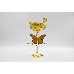 Fantaisie De Luxe Papillon Designer Haute Qualité Plaqué Or Bougeoir Et Fondeur De Cire Encens Bakhoor Brûleur Et Titulaire Fournitures - Product Image 1