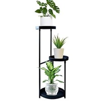 Support étagère de rangement réglable en métal pour plantes à fleurs naturelles simples et personnalisées pour la maison et le salon