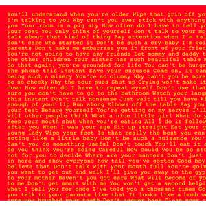 English Parenting Quotes <b>Poster</b> Wall Decor Made of Paper - Product Image 5