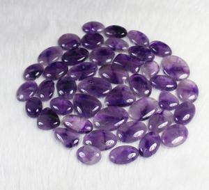 Vente en gros de cabochons d'améthyste étoilée naturelle pour la fabrication de bijoux en vrac de pierres précieuses pour la création de pendentifs - Product Image 6