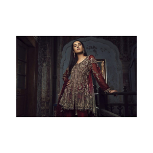 Vestido de mujer de algodón de lino de alta calidad pakistaní estampado con traje chal para la temporada de invierno traje de 3 uds - Product Image 6