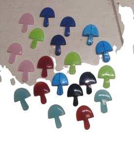 Gemmes d'onyx noir en forme de chat étonnant Shint lisse demi-lune sculpture pierres d'onyx noir Cabochon lâche gemme d'onyx en forme de pomme - Product Image 3