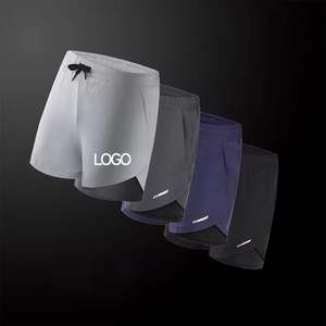 Pantalones Cortos Deportivos Personalizados para Hombre, Transpirables, de Secado Rápido, 100% Algodón, con Bolsillo, Diseño de Malla Sólida, Estilo Casual - Product Image 6