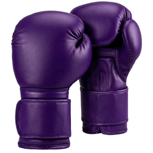 Guantes de Boxeo de Cuero con Diseño de Bloqueo para el Pulgar, Cierre de Gancho y Bucle, Personalizables, Ligeros, Transpirables, que Absorben la Humedad y Previenen Lesiones - Product Image 4