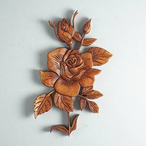 Artículo de talla de madera de diseño moderno, venta al por mayor, arte colgante de pared tallado en madera para decoración del hogar y la cocina - Product Image 2