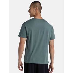 T-shirt à col rond 4 couleurs noir et blanc gris marine ultra-léger chemise respirante à séchage rapide pour homme adaptée - Product Image 2