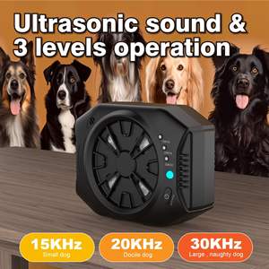 2024 Ultraschall-Hundegebell-Abschreckgerät Stoppt Schlechtes Verhalten Einstellbare Frequenz Wiederaufladbarer Anti-Bell-Hundeabwehrgerät - Product Image 2