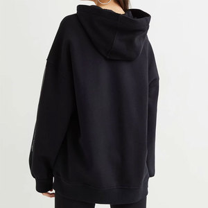 Sudadera con capucha de talla grande para mujer serigrafiada personalizada elegante forro polar sólido de gimnasio para el proveedor de impresión digital de invierno - Product Image 6