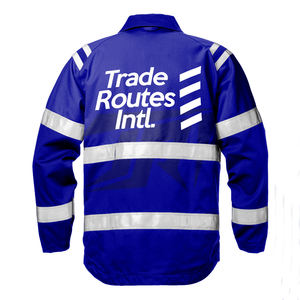 Logotipo personalizado Marca disponible Chaqueta de poliéster de alta visibilidad para trabajadores de la construcción industrial Chaqueta de trabajo de seguridad para pedidos a granel - Product Image 6