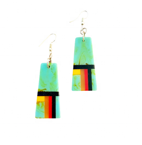 ต่างหูเรซิ่นแบบห้อย ขายส่ง ของใหม่ ดีไซน์โดดเด่น อะคริลิก ลูไซต์ เป็นมิตรกับสิ่งแวดล้อม ปรับขนาดได้ แฟชั่น - Product Image 3