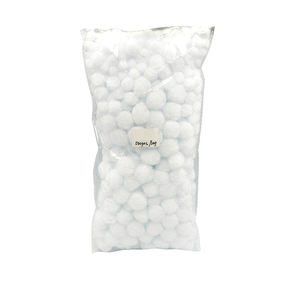 500 pièces blanc PP personnalisé assorti 10,15,20mm fabricant bouffées de pompons boules - Product Image 2
