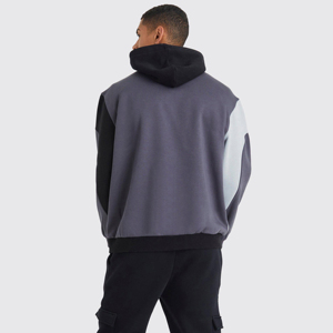 Vente en gros usine Nouvelle Arrivée Sweat à capuche pour homme Logo personnalisé Imprimé 3D Uni 100% Coton Poche Grande Taille Hiver - Product Image 2