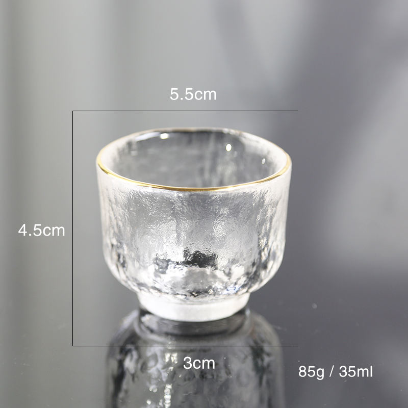 เคลือบแก้วขอบทอง