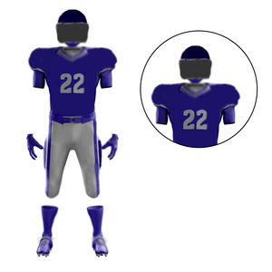 Impression par transfert de chaleur meilleure qualité ensemble d'uniformes hauts de football américain maillot de football américain pour hommes - Product Image 6