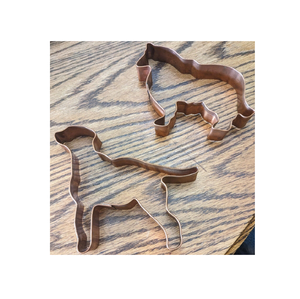 ชุดเครื่องตัดคุ้กกี้โลหะรูปสัตว์ดีไซน์รูปสุนัขทองแดงน่ารักชุดตัดคุ้กกี้สัตว์เลี้ยง - Product Image 4