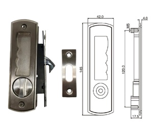 Armoire pliante <span class=keywords><strong>coulissante</strong></span> cachée <span class=keywords><strong>porte</strong></span> cachée serrure en acier avec clé crochet en bois serrure de <span class=keywords><strong>porte</strong></span> pour <span class=keywords><strong>porte</strong></span> d'armoire en verre en aluminium - Product Image 1