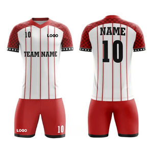 2025 venta al por mayor conjunto de camisetas de fútbol con logotipo personalizado transpirable de secado rápido ropa de equipo de manga corta uniforme de fútbol de invierno - Product Image 6
