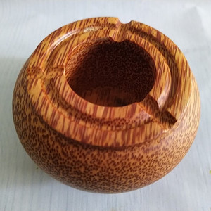 Cenicero de madera de coco con logotipo personalizado, ceniceros de madera de coco, precio de fábrica, venta al por mayor, vietnamita - Product Image 4