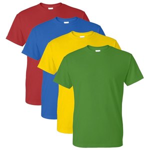 100% coton hommes T-Shirt séchage rapide respirant manches courtes col rond Anti-rides haut Jersey tricoté solide imprimé disponible - Product Image 3