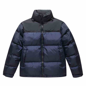 Blouson matelassé pour homme haut de gamme, personnalisé et enduit, coupe-vent respirant de qualité supérieure, col montant, fermeture éclair, style bomber urbain - Product Image 3