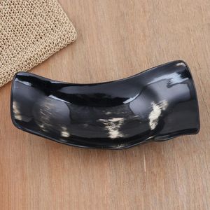 CUENCO DE CUERNO HECHO A MANO DE ARTESANÍA MUNDIAL Tazón para servir ensalada Fabricante al por mayor Nuevo diseño Acabado a mano Cuencos de ensalada de cuerno de búfalo - Product Image 5