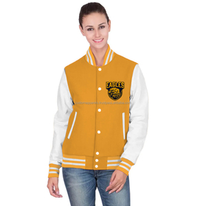 เสื้อแจ็กเก็ตเบสบอลผ้าฟลีซสำหรับผู้หญิงเสื้อแจ็คเก็ตผ้าฝ้ายแบบทันสมัย - Product Image 1