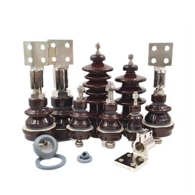 High Voltage Electrical 69KV Composite Line Post Insulators 66KV Pin Silicon Rubber Polymeric Post Insulator