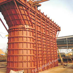 Cassaforma in Acciaio Colonnare ad Alta Resistenza / Stampo Personalizzato di Precisione Riutilizzabile per Muri/Colonne in Acciaio per Costruzioni in Calcestruzzo - Product Image 6