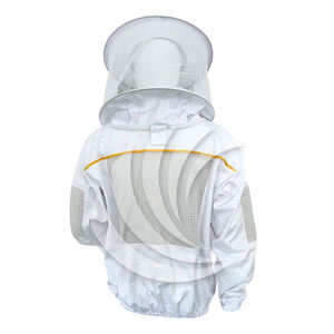 Wholesale Custom Designed 1-Piece Cotton Beekeeper Jacket Safety Clothing For Beekeeping - Product Image 3