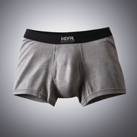 Calzoncillos bóxer de cintura alta para hombre, transpirables, con espalda abierta y bolsa para testículos, de punto, de algodón y elastano de Bangladesh, de alta calidad