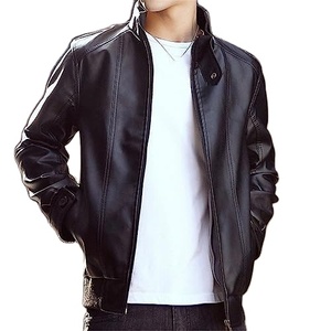 Veste bomber en cuir véritable pour homme, nouvelle arrivée en gros, manches longues, haute qualité, écologique, vintage, lavée, devant 2026 - Product Image 1