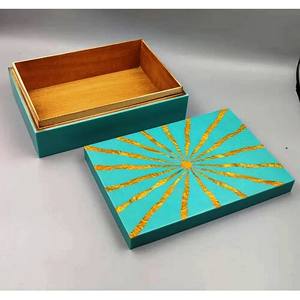 WoodenGifts sur des boîtes à bijoux Vente chaude Cadeaux et artisanat Boîtes en bois Signes muraux fabriqués en Inde - Product Image 4