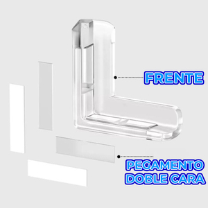Confezione da 10 protezioni angolari in silicone antiurto con forte adesione - Product Image 2