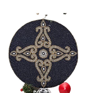 Manteles individuales con diseño de lujo, manteles de estilo antiguo hechos a mano, decorativos para el hogar - Product Image 1