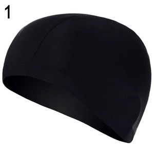 Gorro de Natación Ultrafino para Hombre y Mujer, Gorro de Nailon Elástico con Estampado de Flores, Protección para los Oídos, Pelo Largo, Tamaño Libre - Product Image 1