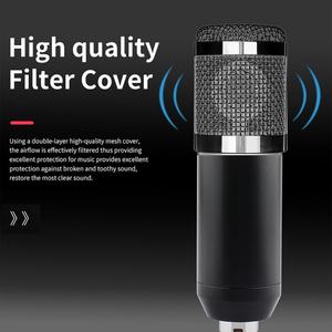 Kit de microphones doubles WEB BM800 avec carte son F998 Max, compatible 9 appareils pour l'enregistrement de podcasts - Product Image 5
