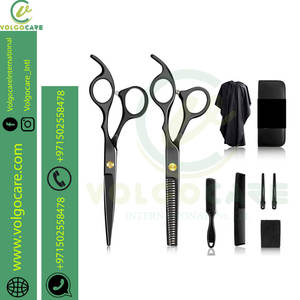 Kit de tijeras de corte de pelo profesional con tijeras de corte, tijeras de adelgazamiento, juego de tijeras de peluquería para peluquero, 10 Uds. - Product Image 2