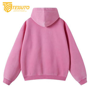 <b>Black</b> & Red Acid Wash <b>Hoodie</b> for Men Original Cotton Anti Shrink Breathable Acid Wash <b>Hoodie</b> Casualwear Sun Fade <b>Zipper</b> <b>Hoodie</b> - Product Image 2