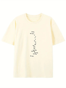 Camisetas de verano de manga corta para hombre, 100% algodón, diseño de línea roja y negra, stock a granel, colores mezclados, ropa usada - Product Image 6