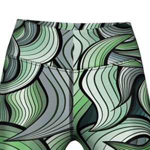 Mallas de sublimación para mujer, superventas, estilo personalizado, llegada suave, sublimación con calidad de excelencia, mallas de Yoga con cintura elástica - Product Image 5