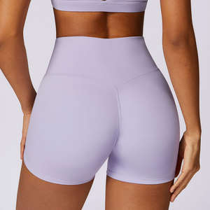 Pantalones cortos de gimnasio transpirables para mujer, conjunto de 2 piezas, pantalones cortos de entrenamiento para mujer, novedad - Product Image 6