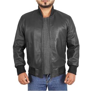 Chaqueta de Cuero de Oveja Genuino para Hombre, Diseño Moderno, Prenda Exterior de Cuero Real - Product Image 2