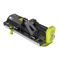 Farmburg Agro Extra Wide Heavy Duty Flail Mower Attachment Tracteurs Mécanique Side Shift Engine Pump Motor Gearbox Bearing High