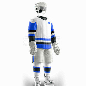 <b>Athletic</b> Fit Polyester Breathable Ice Hockey Uniform with Lightweight Feel for Sports Training Sessions - Product Image 6