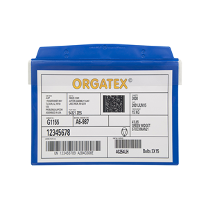 Portadocumenti Magnetico con Aletta Protettiva DIN A5 Orizzontale Blu 2 Strisce Magnetiche Confezione da 10-SD2M/5111-03 - Product Image 1