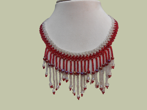 Venta al por mayor nueva moda de calidad superior collar de acero inoxidable hecho a mano cuentas de cristal perlas encantadoramente encantador pulsera de cuentas - Product Image 4