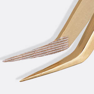 Herramientas de belleza para pestañas, pinzas de acero inoxidable, extensión de pestañas, gran oferta, pinzas de puntas de fibra de alta calidad al por mayor - Product Image 5